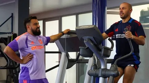 Marcelo Díaz trabaja en su recuperación para la pretemporada de la U.