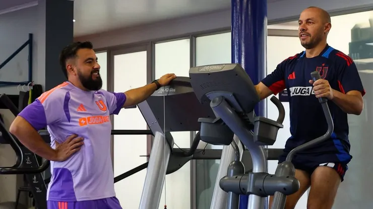 Marcelo Díaz trabaja en su recuperación para la pretemporada de la U.