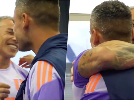 Video: el emotivo reencuentro entre Edu Vargas y Charles Aránguiz en la U