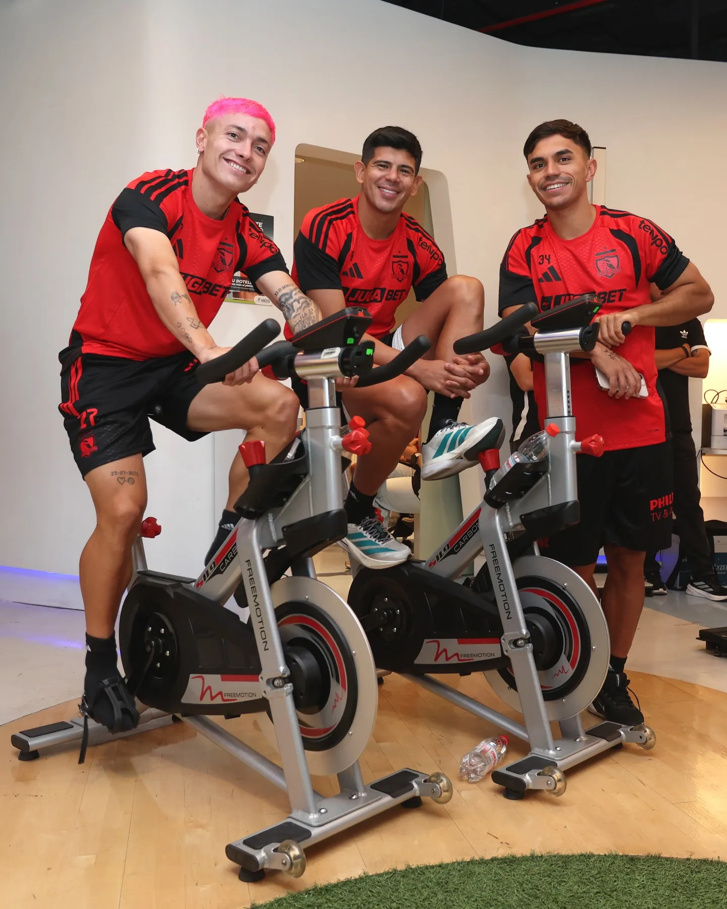 Cristián Zavala ya entrena con el plantel de Colo Colo para la temporada 2026. Foto: Colo Colo.