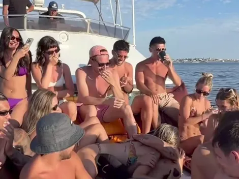 Video: viral propuesta de matrimonio a periodista de ESPN en yate