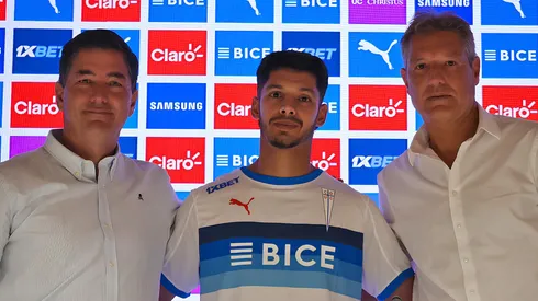 Jimmy Martínez es presentado en Universidad Católica