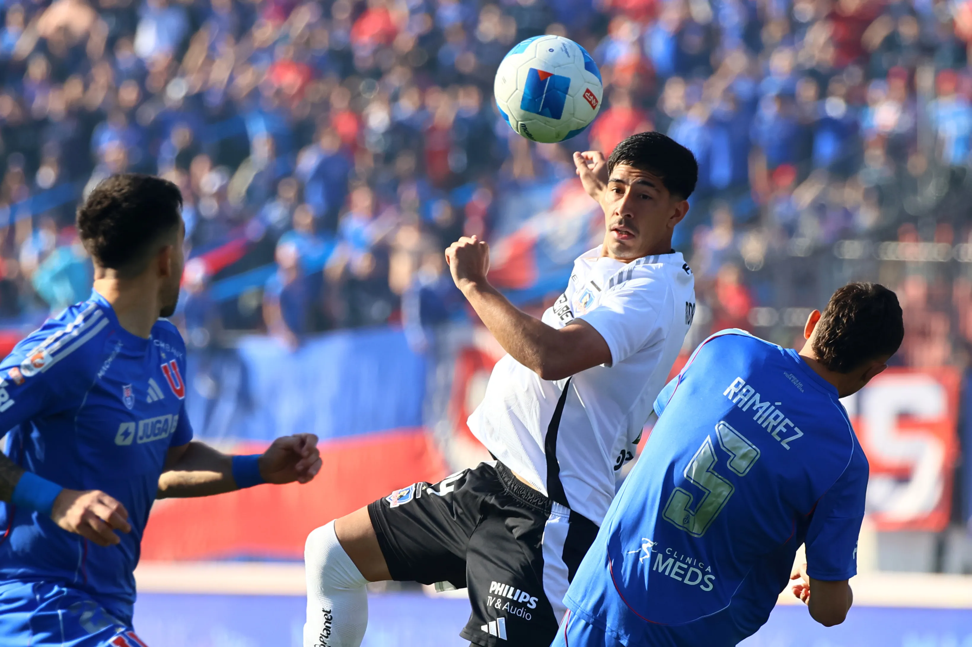Salomón Rodríguez jugó un Superclásico de titular por la lesión de Javier Correa. (Jonnathan Oyarzun/Photosport).
