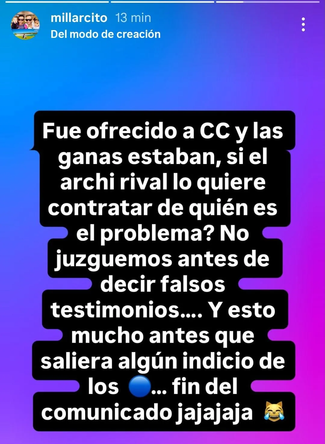 Captura Instagram.