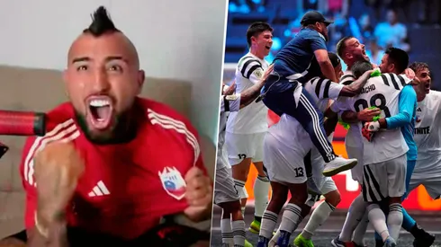 Vidal celebró el triunfo de la Roja ane Marruecos