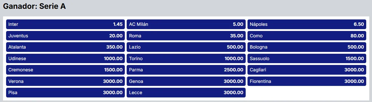 apuestas serie a rojabet