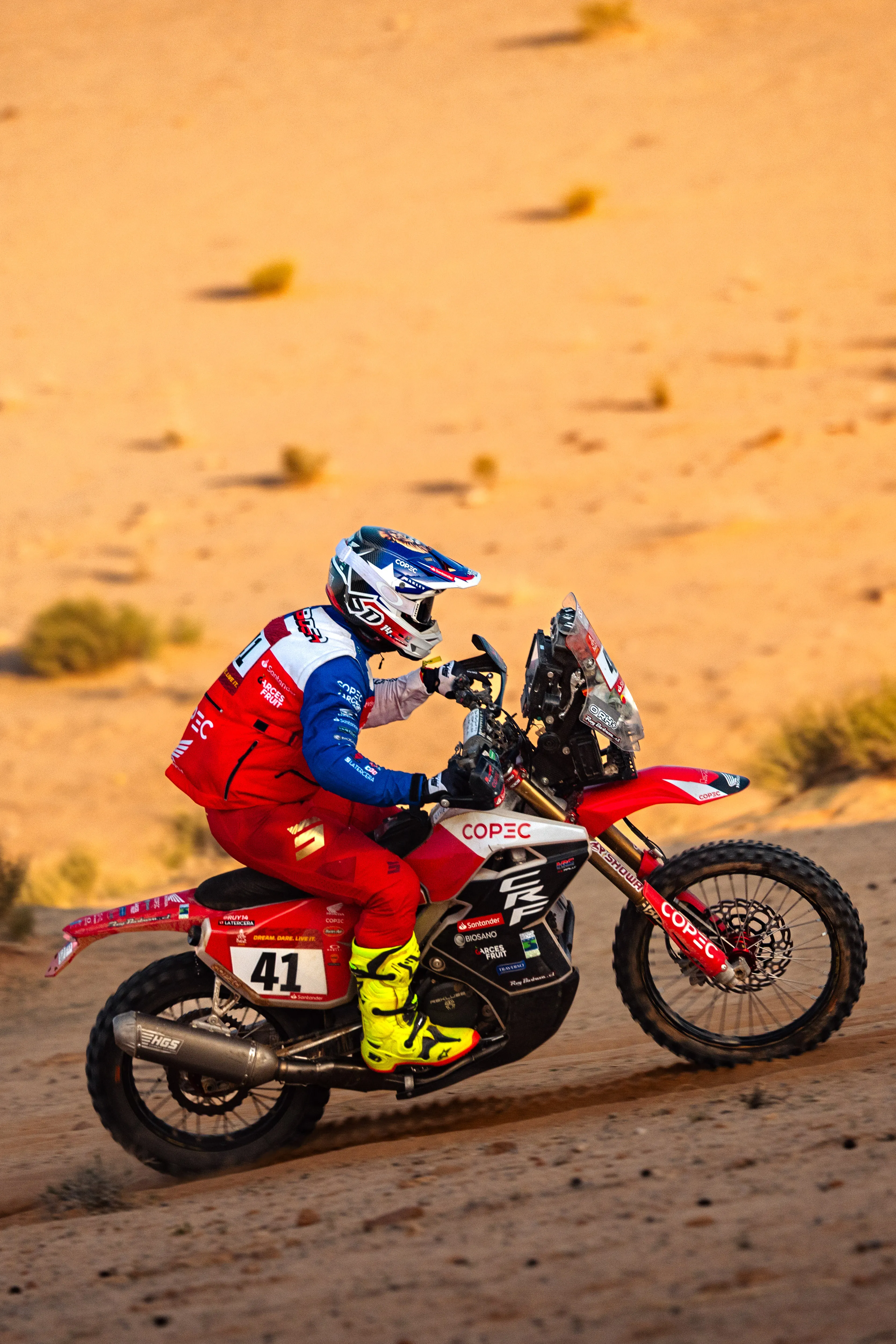 Ruy Barbosa se luce en el Dakar