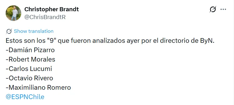 Publicación de Christopher Brandt