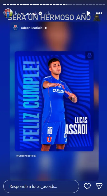 ¿Se queda? El cumpleañero Assadi promete un hermoso 2026 de azul.