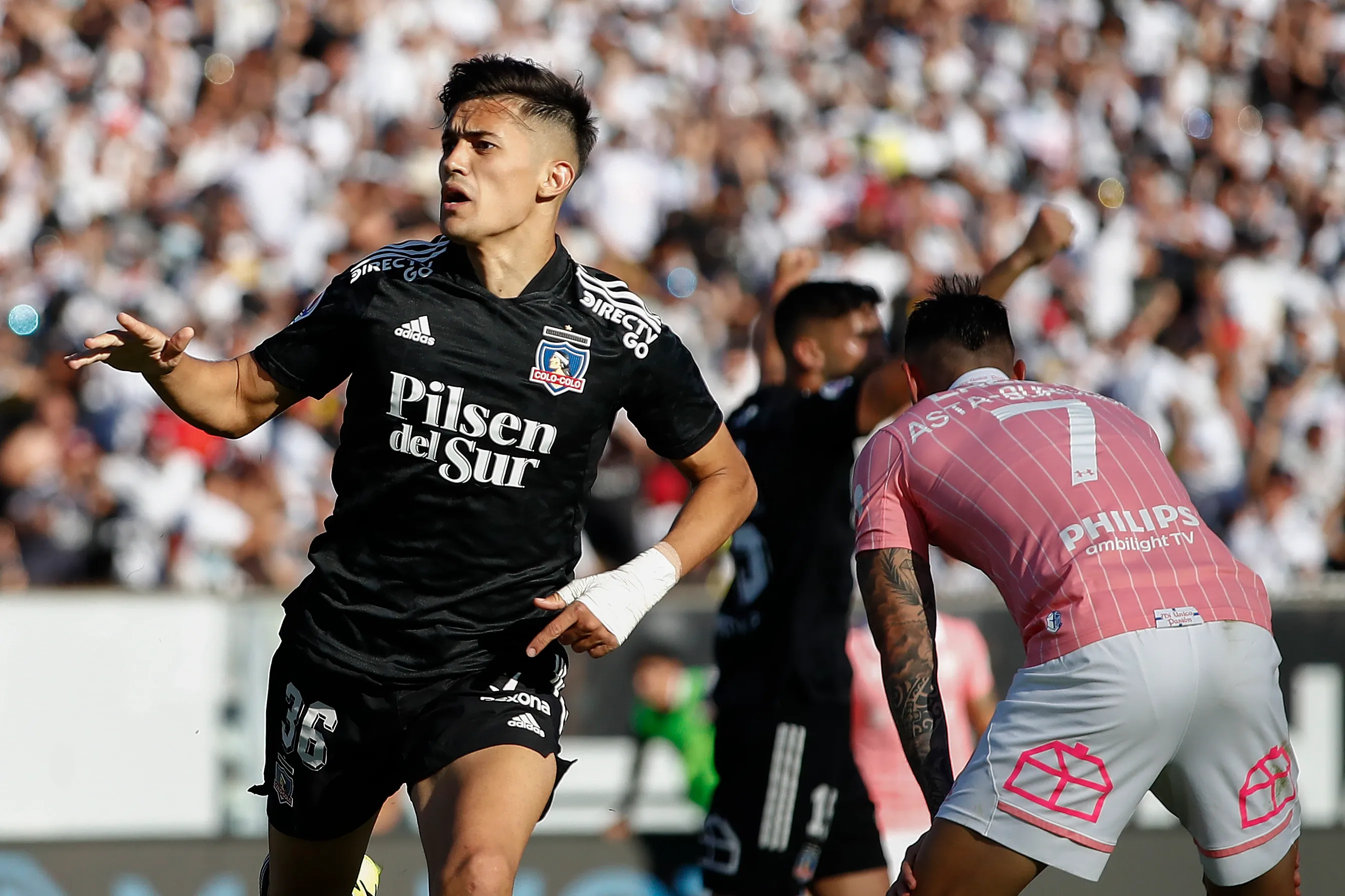 Pablo Solari anotó 16 goles en 71 partidos con la camiseta de Colo Colo. | Foto: Photosport.