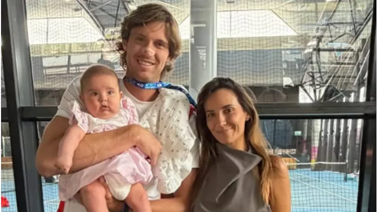 Nico Jarry estará con su hija Celeste en el Australian Open