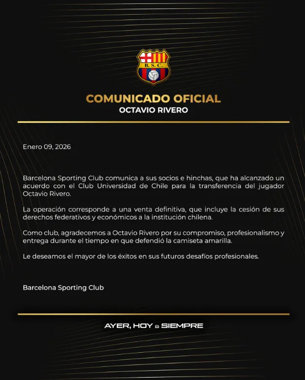 Captura Twitter SC Barcelona.