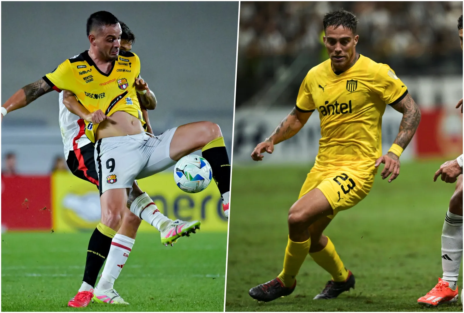 Octavio Rivero y Javier Méndez llegan como refuerzos al fútbol chileno.