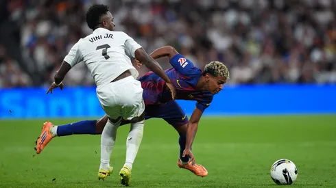 Lamine Yamal y Vinícius Júnior en Barcelona vs. Real Madrid.