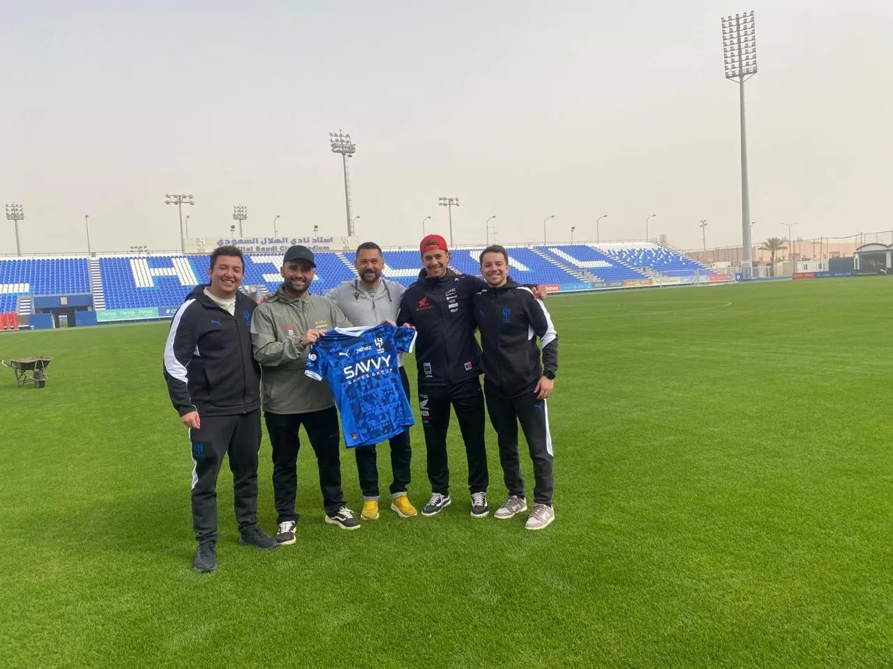 La camiseta que le regalaron a Tomás De Gavardo.