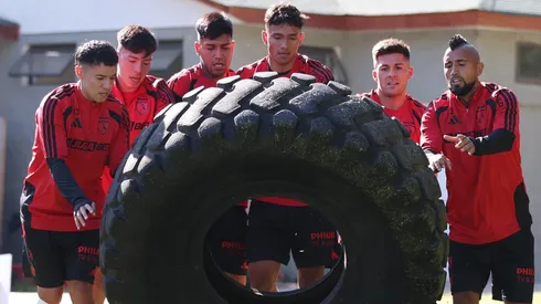El duro y alegre entrenamiento especial de Colo Colo.