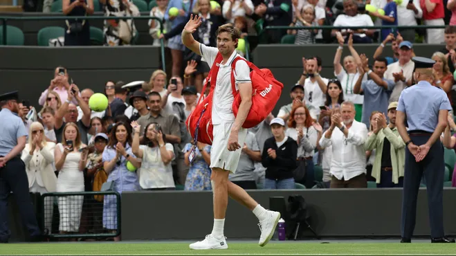 En Wimbledon 2025 fue el último triunfo de Jarry. Imagen: Getty