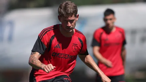 Joaquín Sosa en la pretemporada del Cacique.