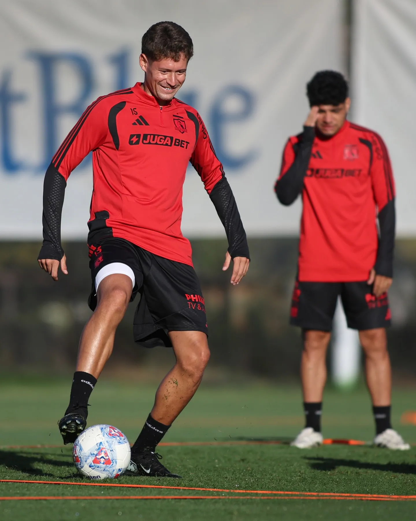 Joaquín Sosa en la pretemporada alba. Foto: Colo Colo