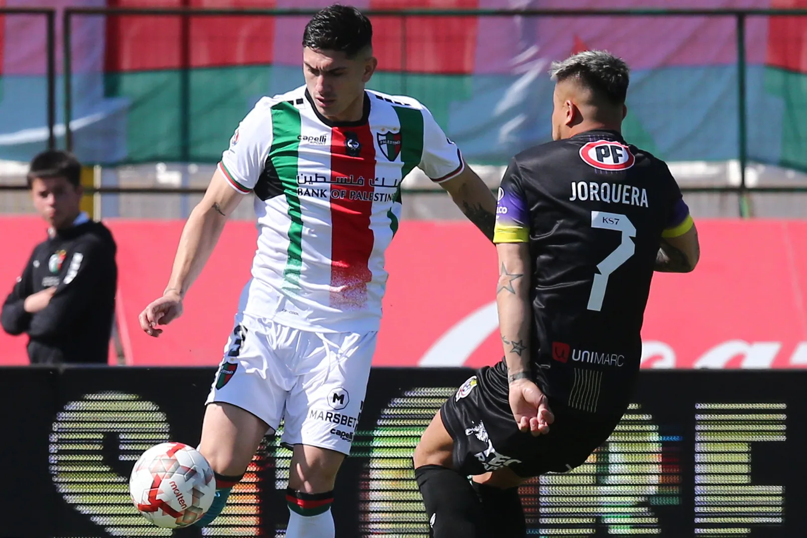 Benjamín Rojas en Palestino /Photosport