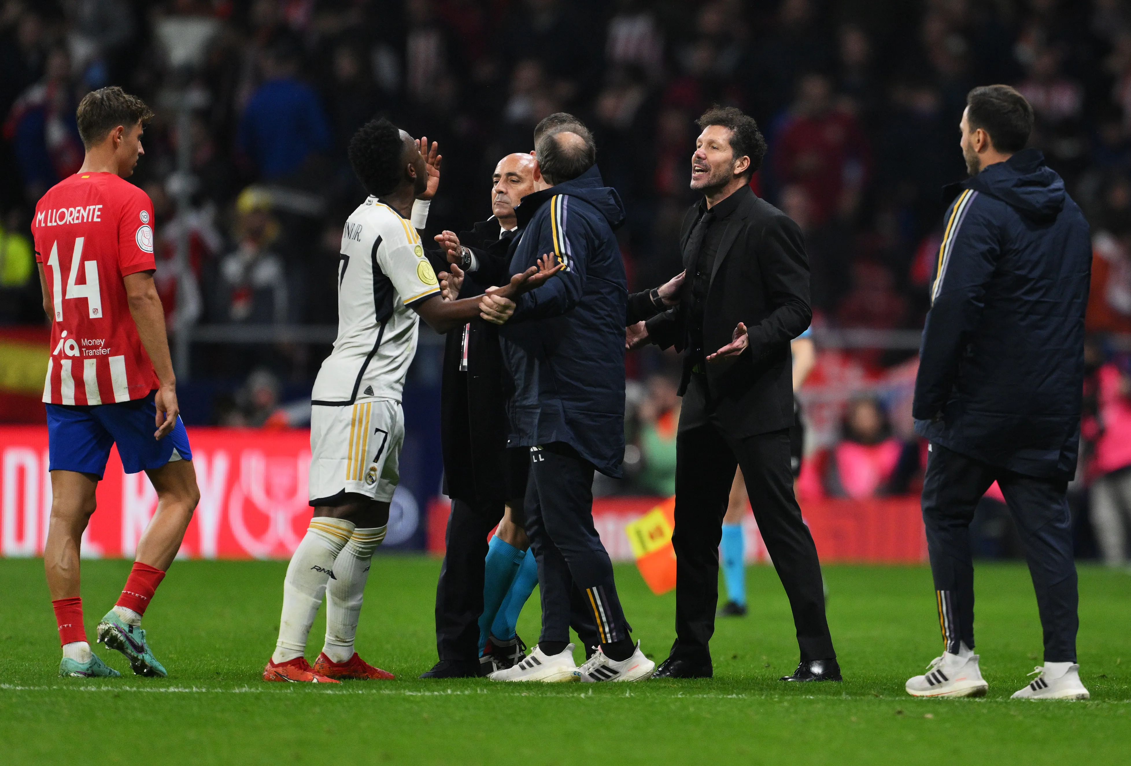 Simeone y Vinícius han discutido en varias oportunidades