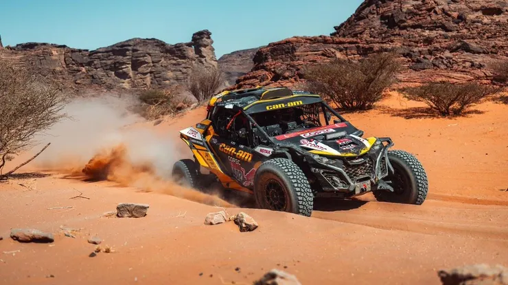 Chaleco López marcha 5° en el Dakar