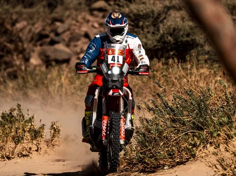 "La moto está excelente": Barbosa sigue sorprendiendo en el Dakar