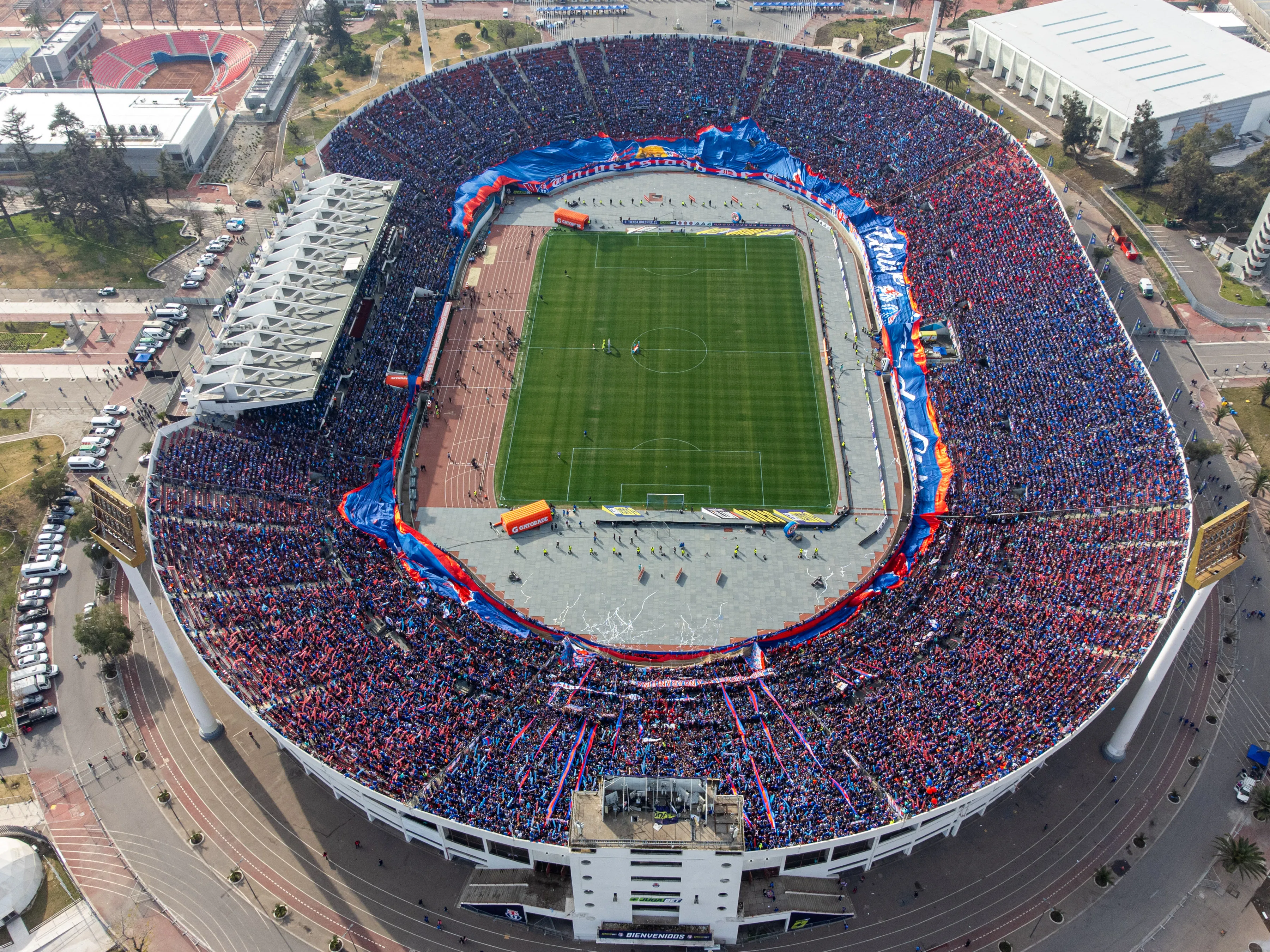 Universidad de Chile jugará todos sus partidos en la Liga de Primera en el Estadio Nacional, algo que puede resultar clave en sus resultados. | Foto: Photosport.