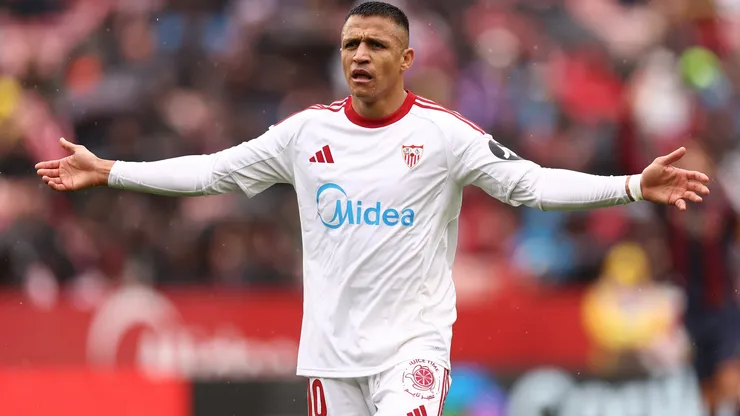 Alexis Sánchez jugó 31 minutos con Sevilla ante Celta de Vigo.
