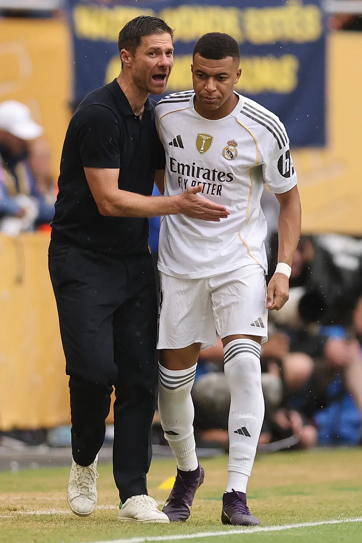 Kylian Mbappé le dedicó palabras a Xabi Alonso tras su polémico adiós del Real Madrid. Foto: Getty Images.