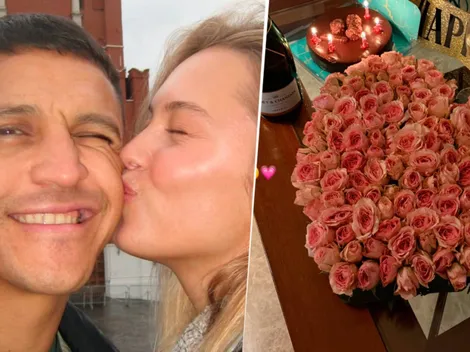 El romántico regalo de cumpleaños de Alexis Sánchez a Alexandra Litvinova