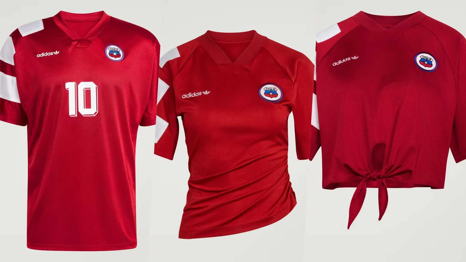 Las 3 camisetas ‘retro’ de Adidas rememorando la usada en 1993-94. (Foto: Adidas)