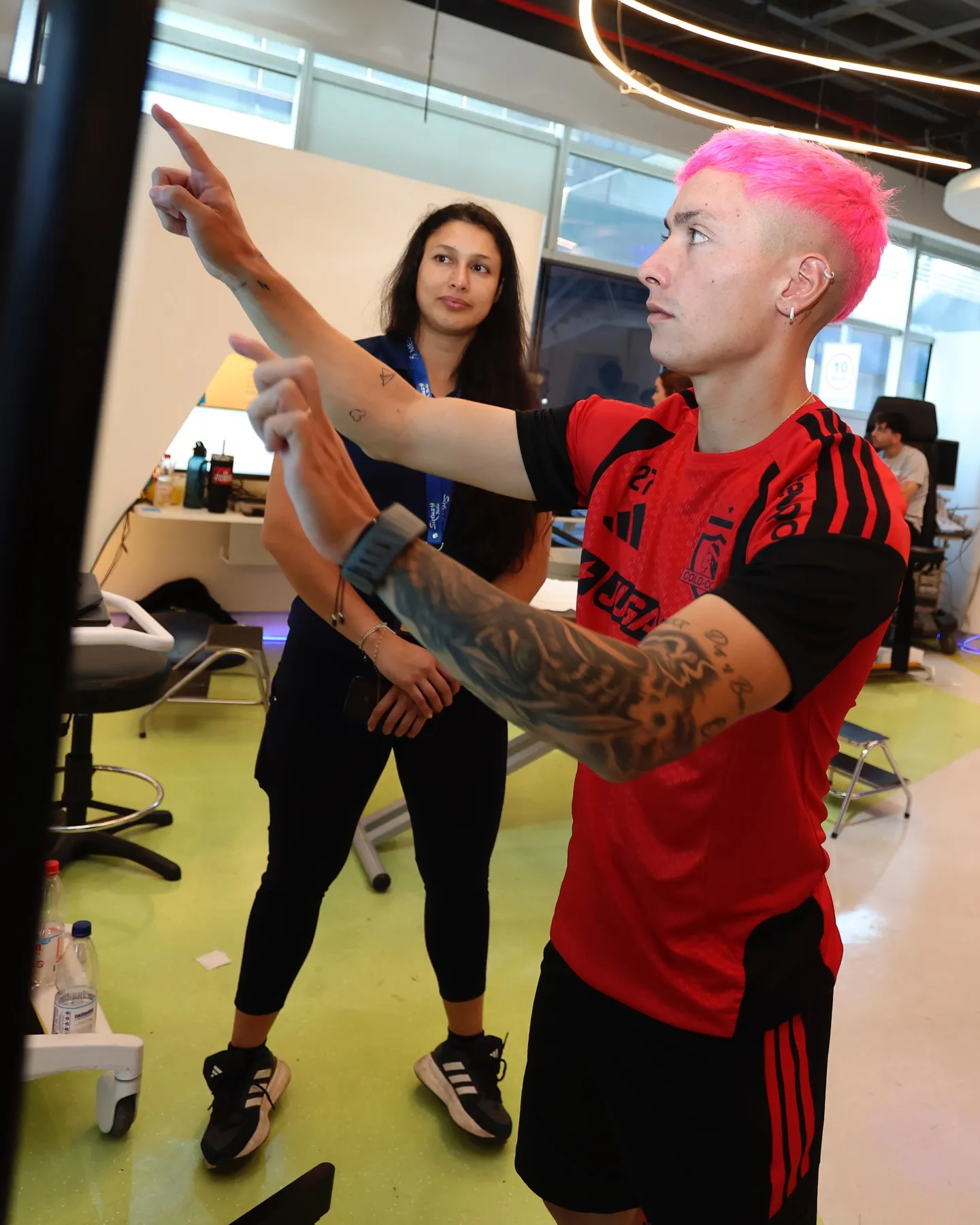 Cristián Zavala ha realizado trabajos aparte en el plantel de Colo Colo. Foto: Colo Colo.