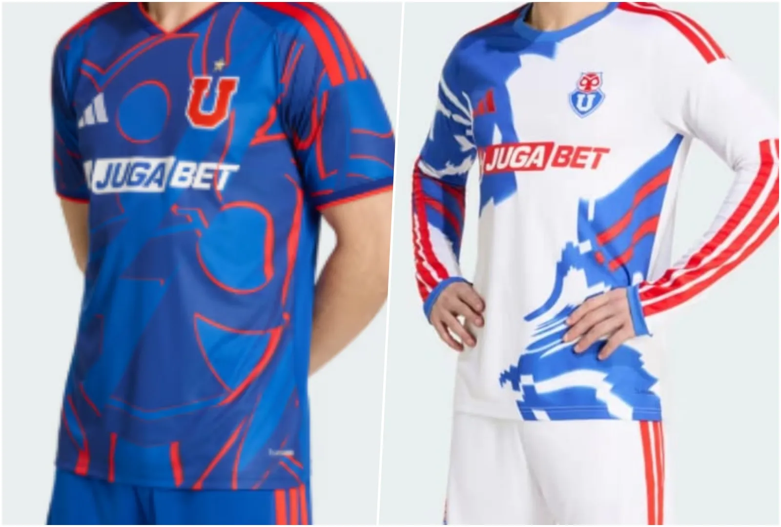 Estas son las nuevas camisetas de U de Chile para 2026. Foto: adidas.