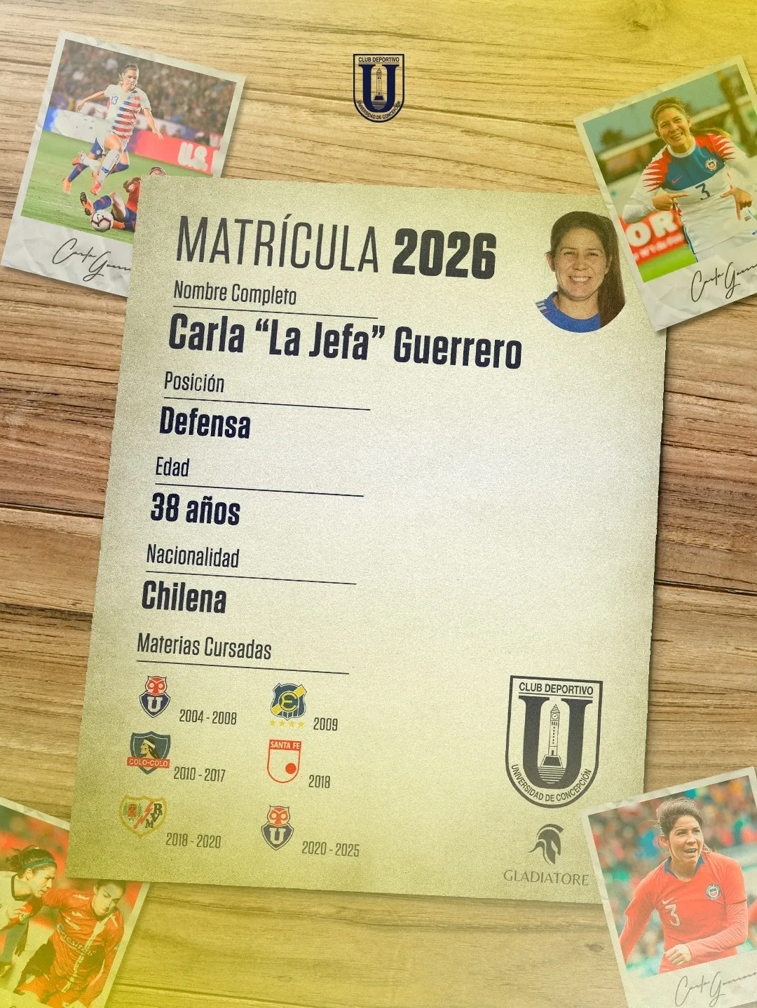 Carla Guerrero tiene nueva universidad: refuerzo de UdeConce.