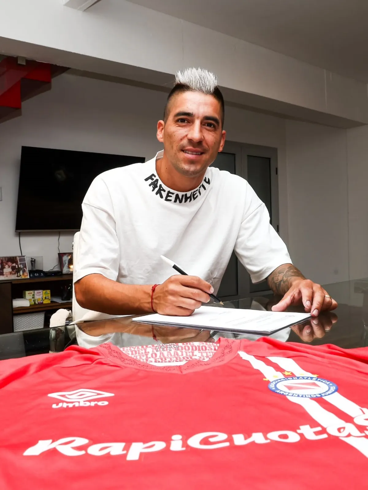 Firmó por un año con el club argentino