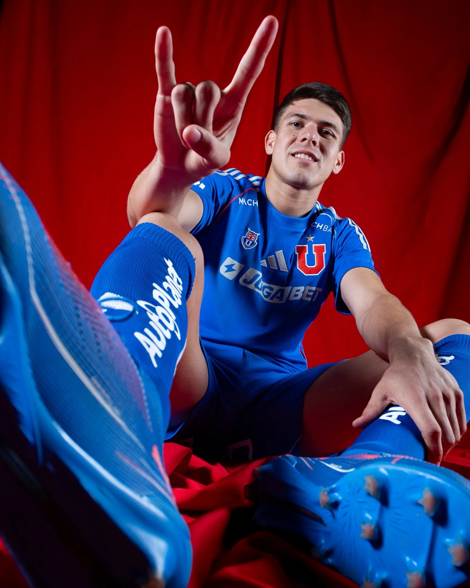 Lucas Romero se transformó en refuerzo de la U luego de una negociación que comenzó en Instagram. Foto: U. de Chile.