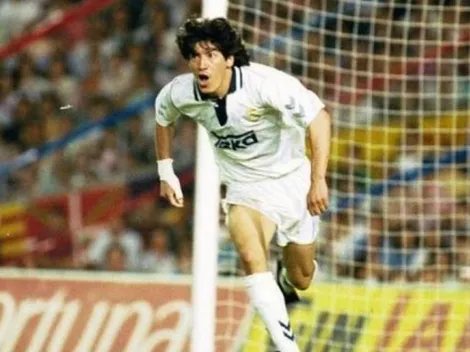 Real Madrid recordó espectacular gol de chilena de Iván Zamorano