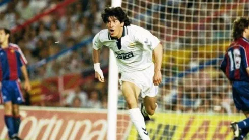 Iván Zamorano jugó cuatro temporadas en Real Madrid.
