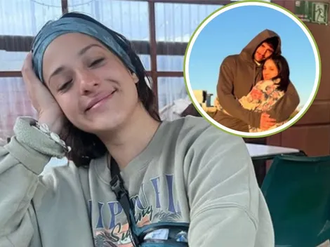 Actriz revela que está esperando un hijo con jugador chileno