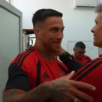 La graciosa bienvenida de Ortiz a Méndez en Colo Colo: "Pareces más..."