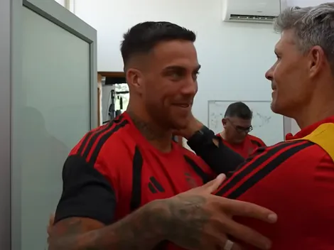 La graciosa bienvenida de Ortiz a Méndez en Colo Colo: "Pareces más..."