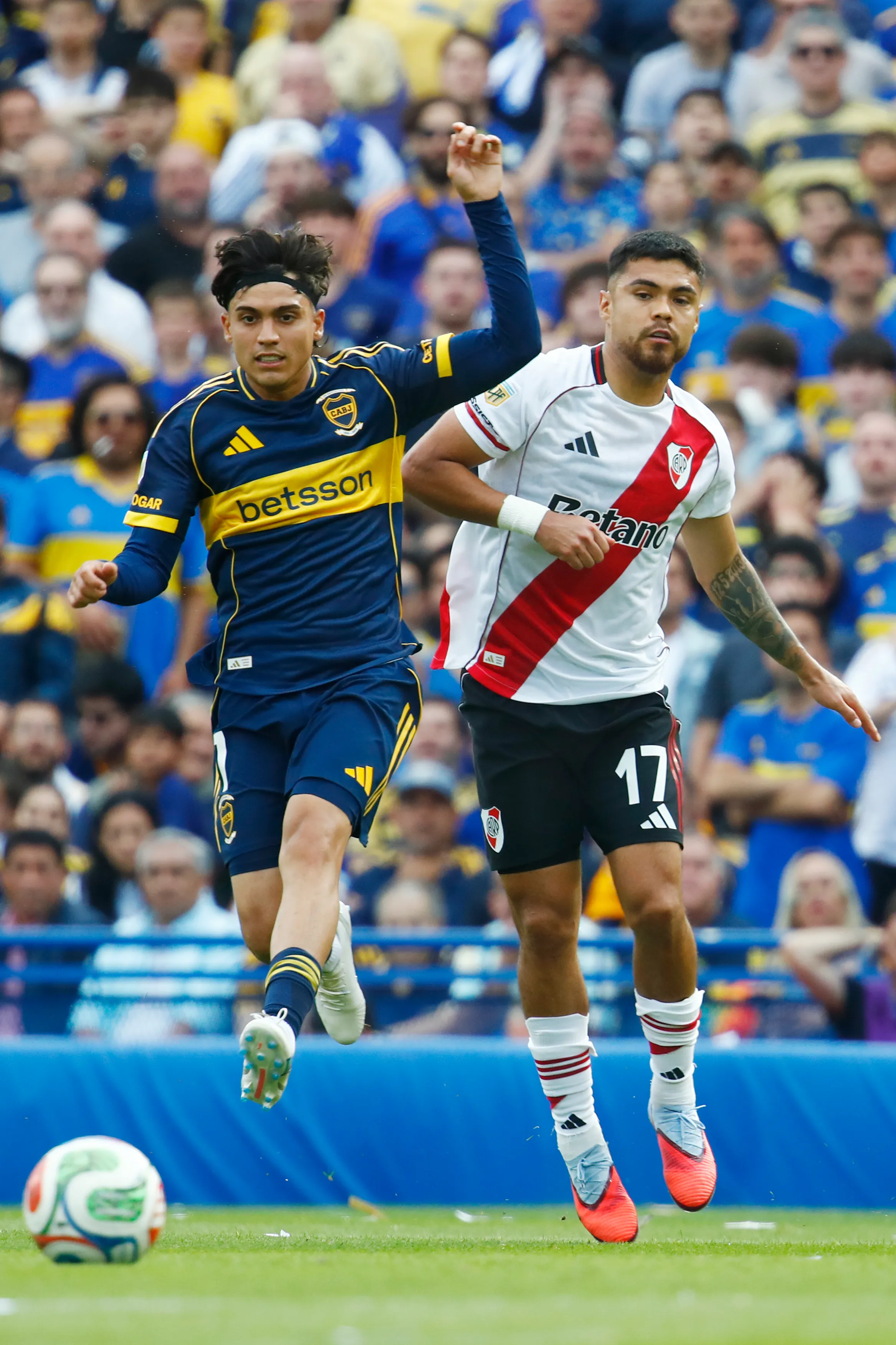 Paulo Díaz lleva 214 partidos y 13 goles en River Plate. Imagen: Getty