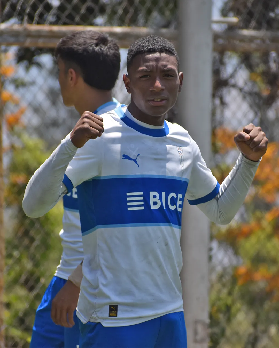 Nicolás Girón, el nuevo delantero colombiano de Universidad Católica (Instagram)