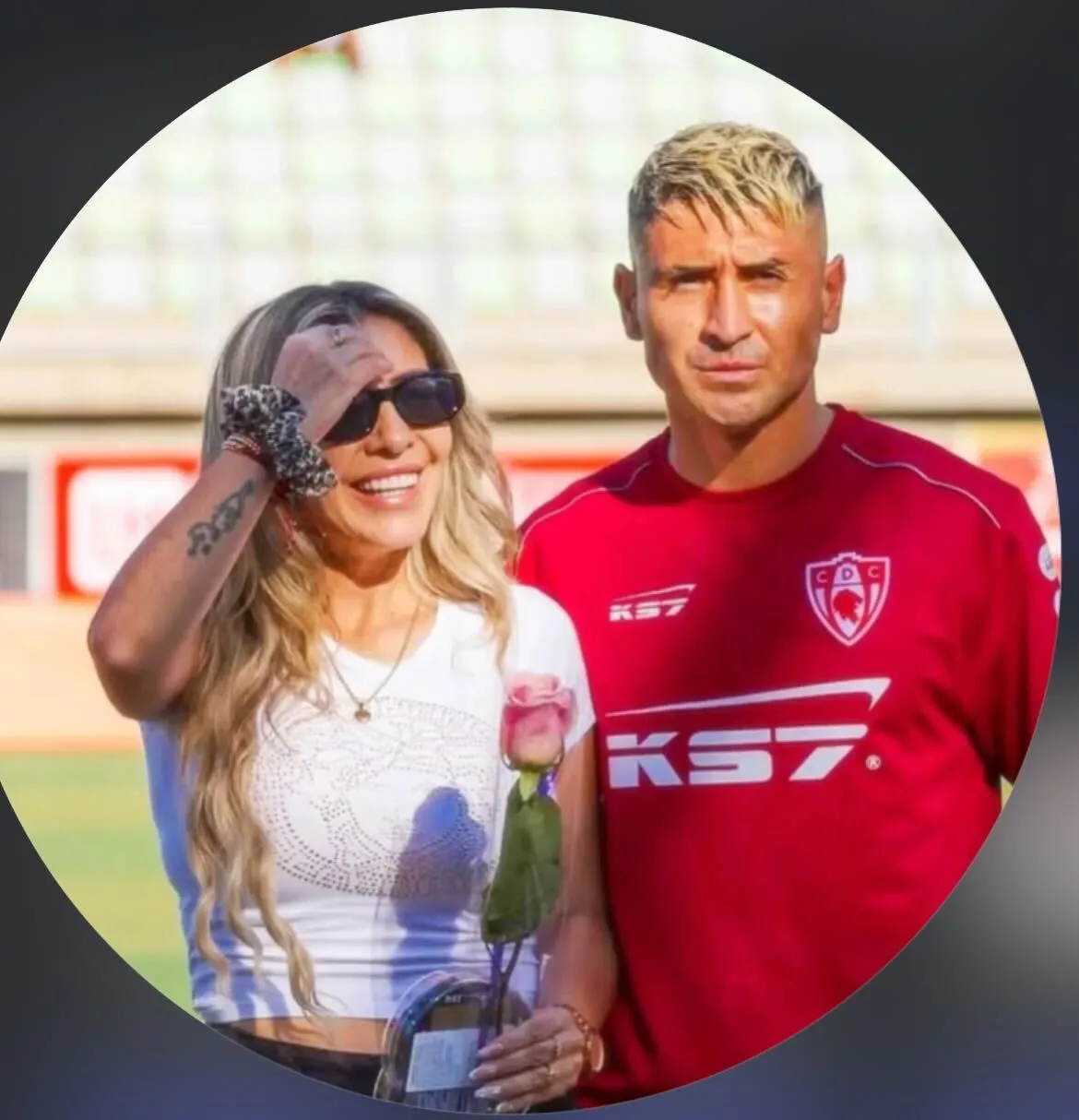 Una de las fotos que tiene la pareja en redes sociales.