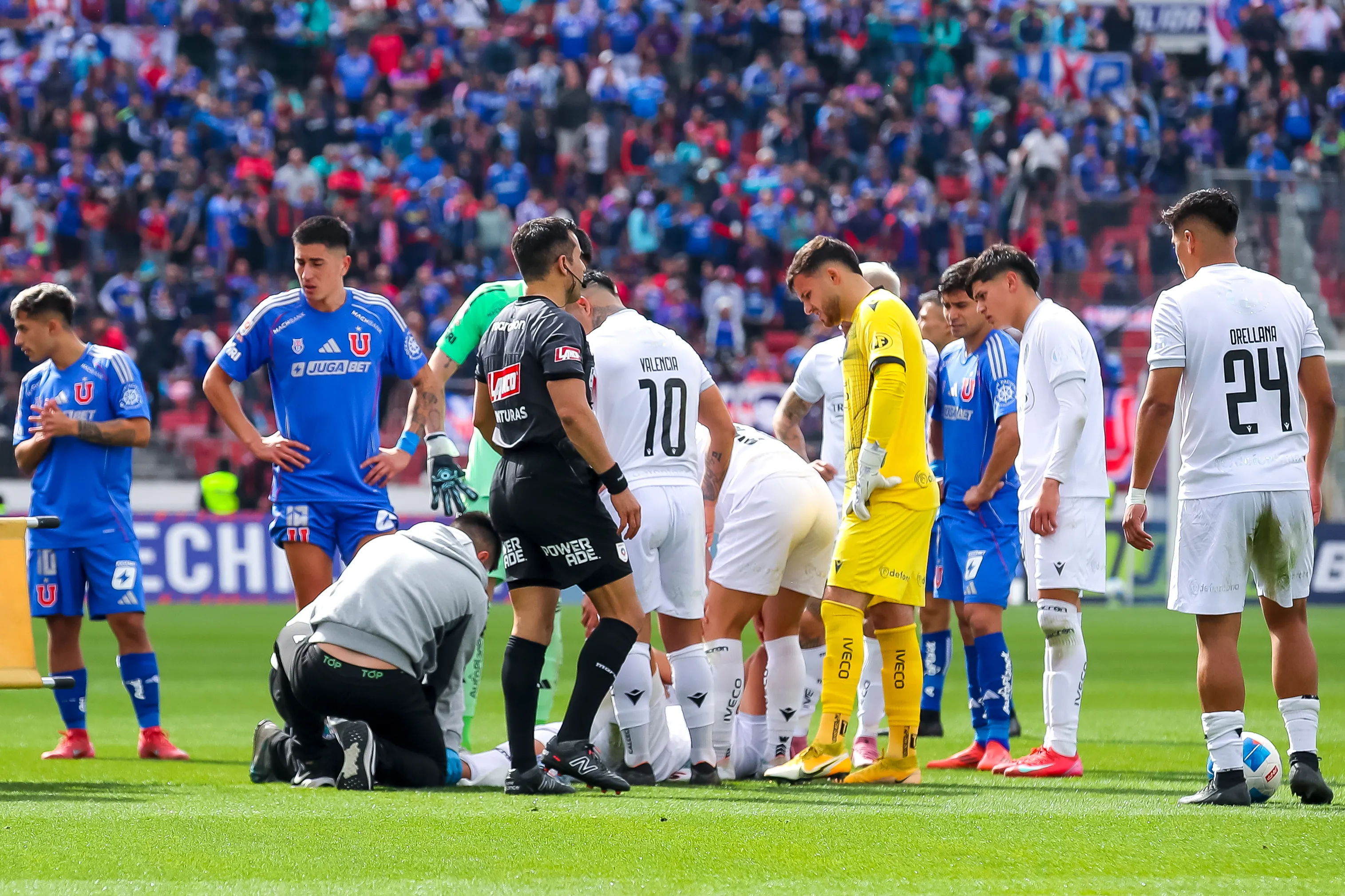 En 2025 Audax venció 3-1 a domicilio a los azules /Photosport