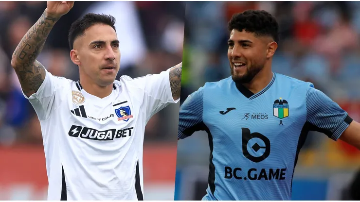 Romero llega a meterle presión a Correa en la delantera de Colo Colo.