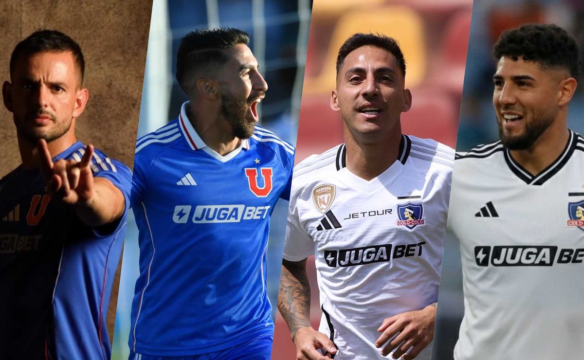 Rivero-Lucero vs. Romero-Correa: Los números de las duplas ofensivas de la U y Colo Colo