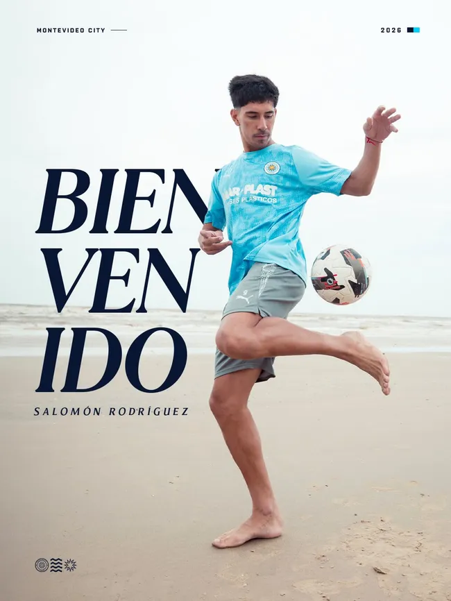 Salomón Rodríguez volvió a su país tras dejar Colo Colo por este 2026. | Foto: Montevideo City Torque.