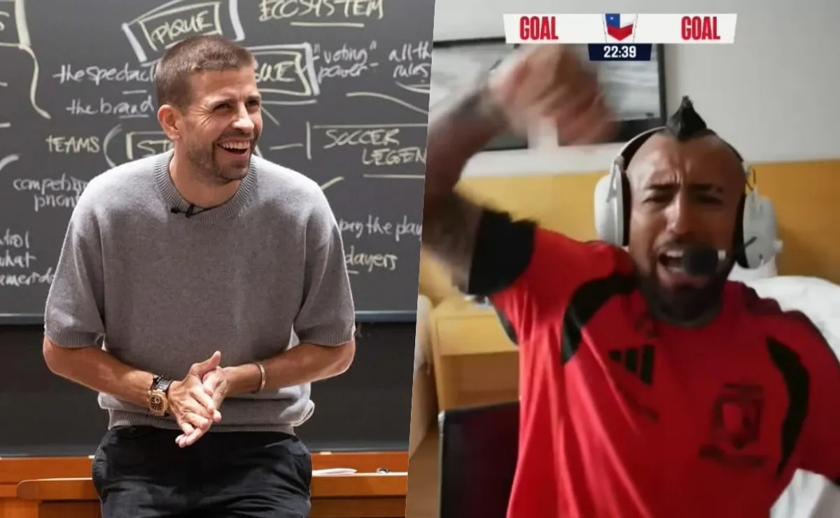 Piqué destaca apoyo de Vidal para Chile en Kings League